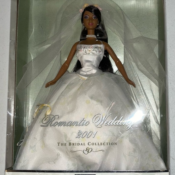 Barbie Romantic Wedding 2001 African American Brand new NRFB $80 - Picture 2 of 4